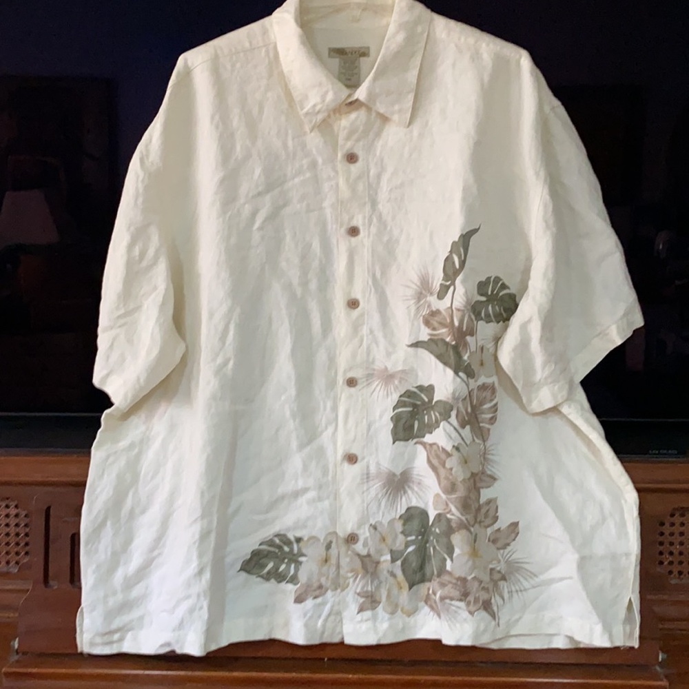 ISLANDER Mens Hawaiian Polo Short Sleeve Shirt 2X